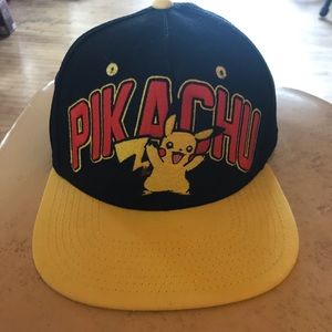 Pokémon Pikachu flat brim hat